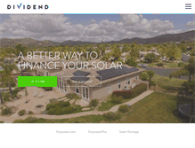 Tablet Screenshot of dividendsolar.com